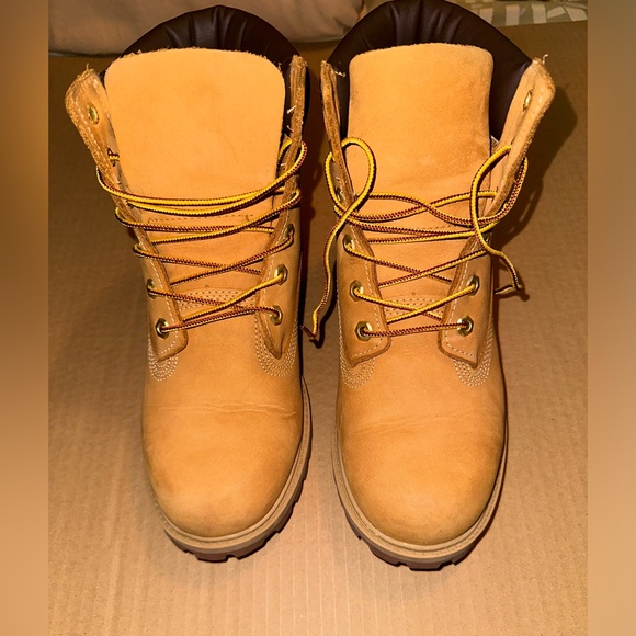 Tan 6” Timberland Boots - Picture 2 of 5